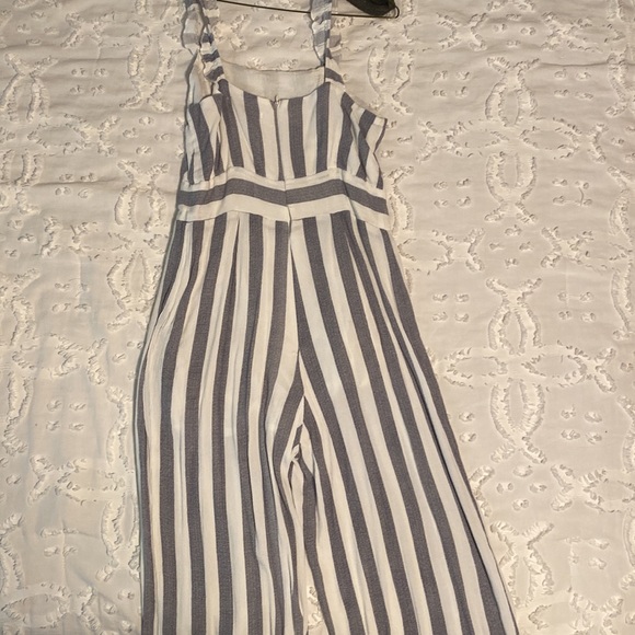 Oxford Sunday striped jumpsuit. - Picture 2 of 3